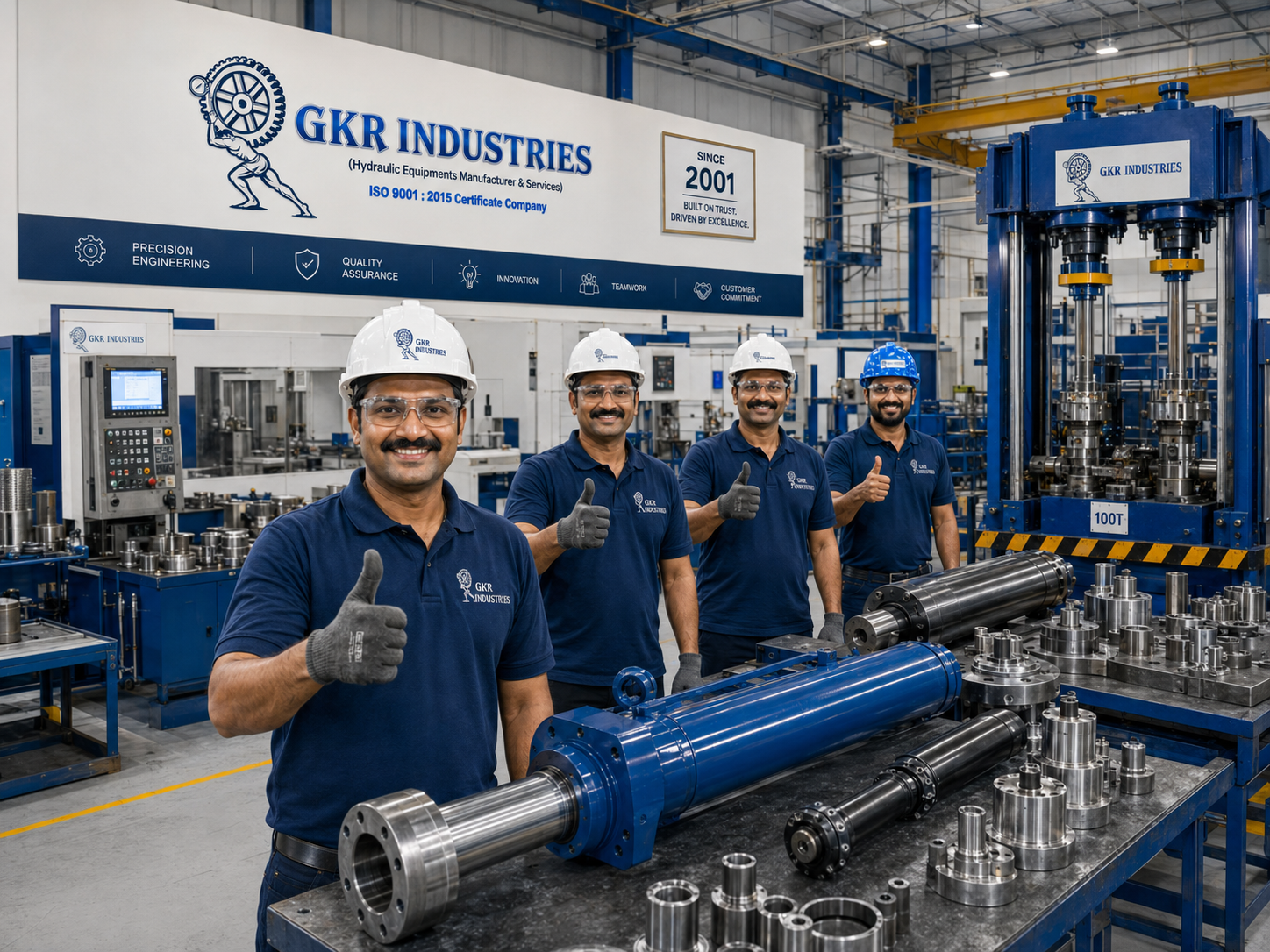 As Hydraulics Powerfull Team hydraulic manufacturing infrastructure