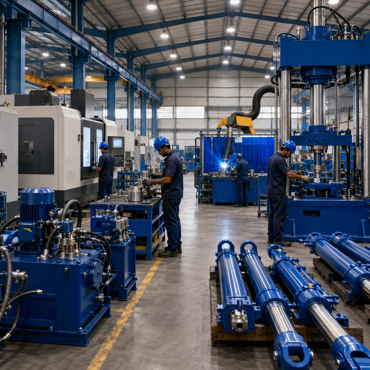 As Hydraulics Powerfull Team hydraulic manufacturing infrastructure